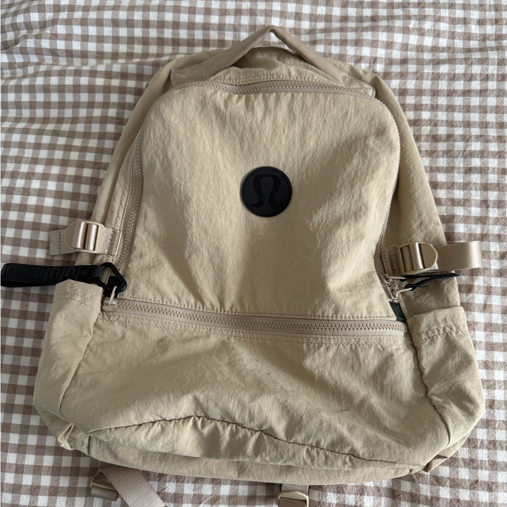 Lululemon Athletica Tan Backpack Classic Design